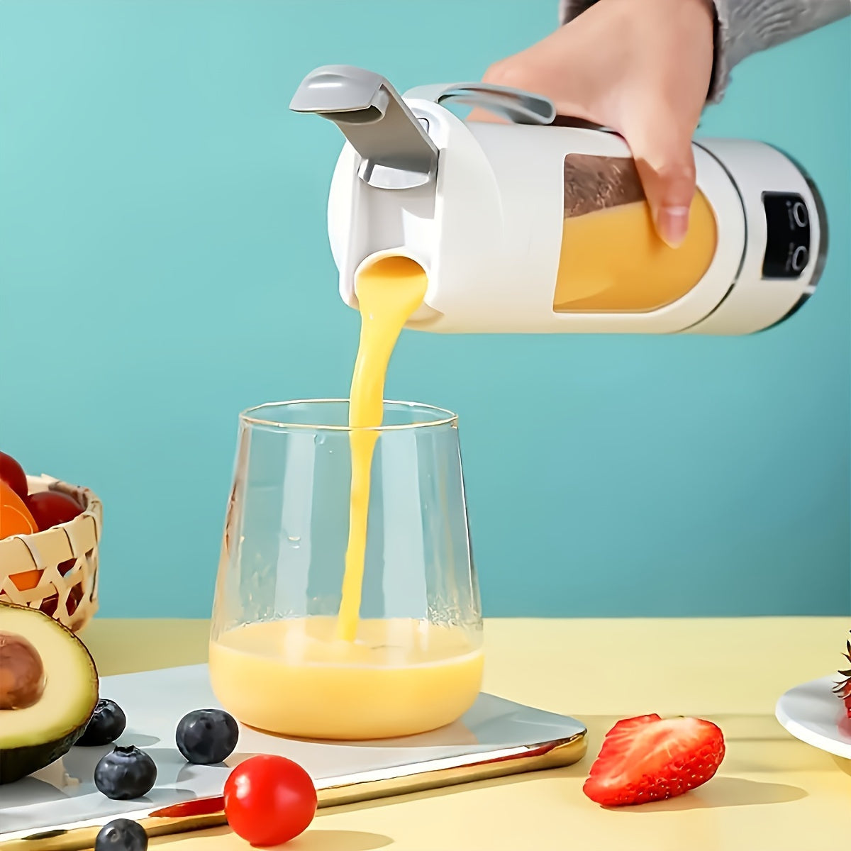 Batidora Portátil Recargable USB para Smoothies y Batidos